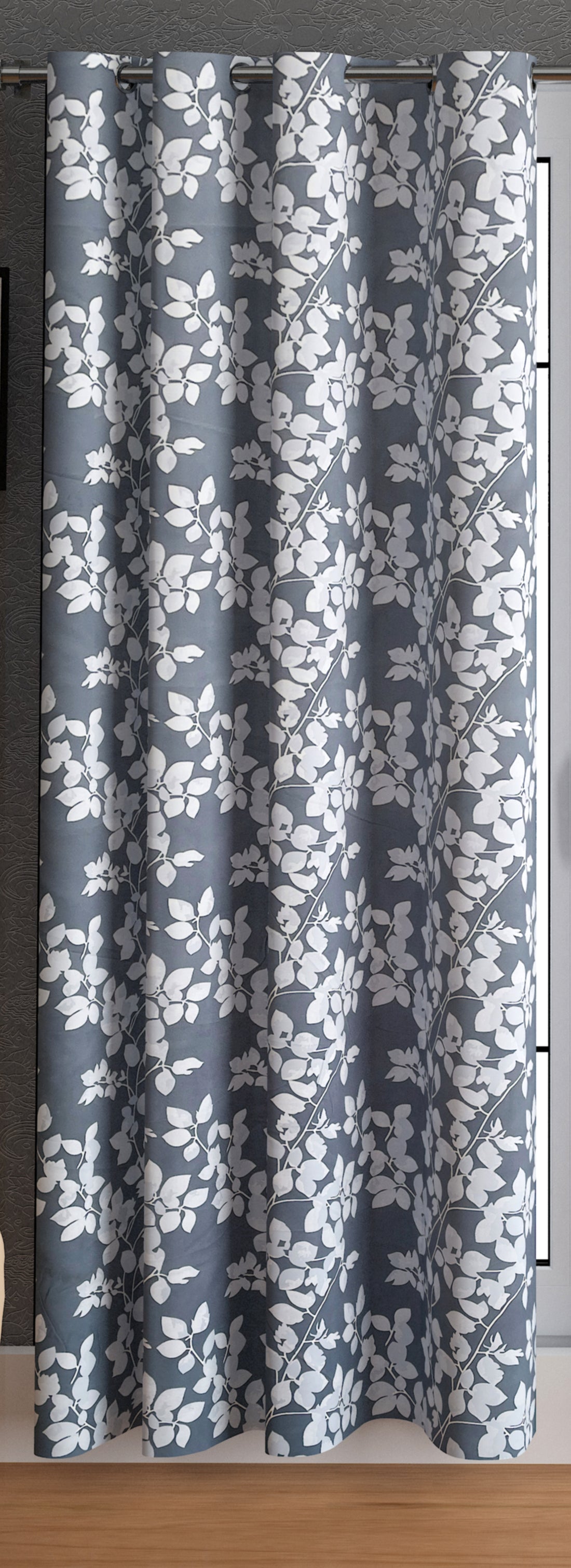 Lunar Days Full Moon Eyelet Curtain Leafy