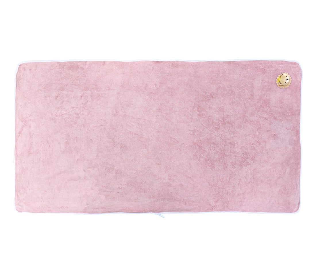 Lunar Days 350 GSM Microfiber Kids Bath Towel with Hanging Loop