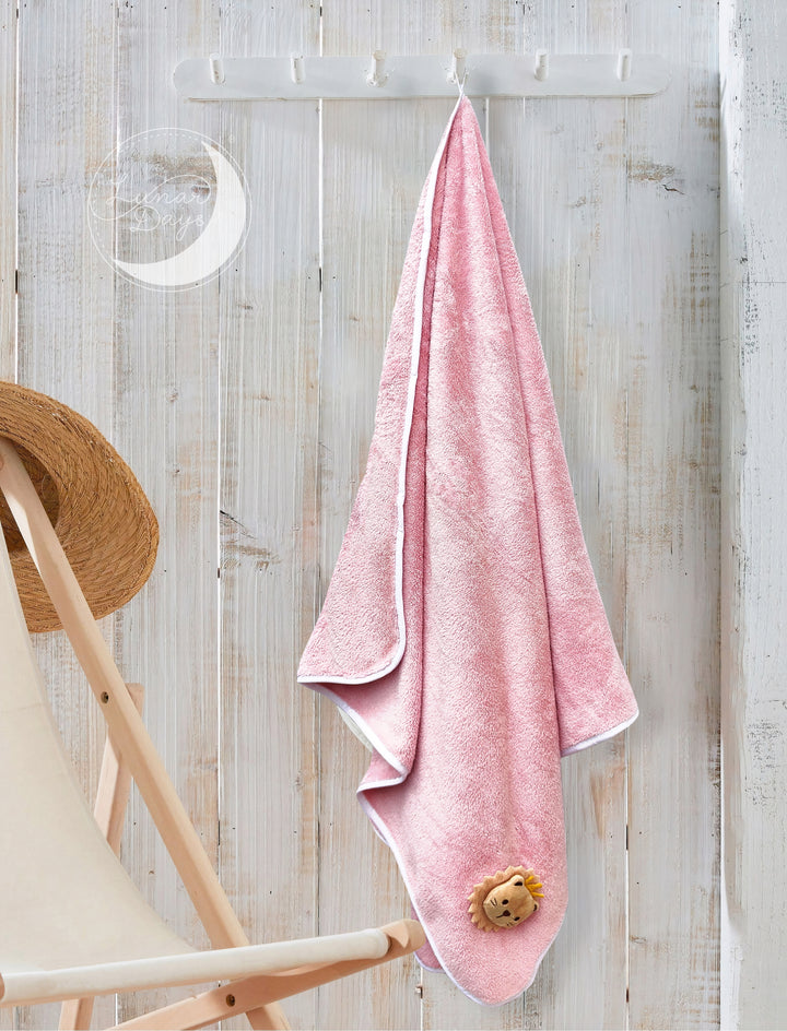 Lunar Days 350 GSM Microfiber Kids Bath Towel with Hanging Loop