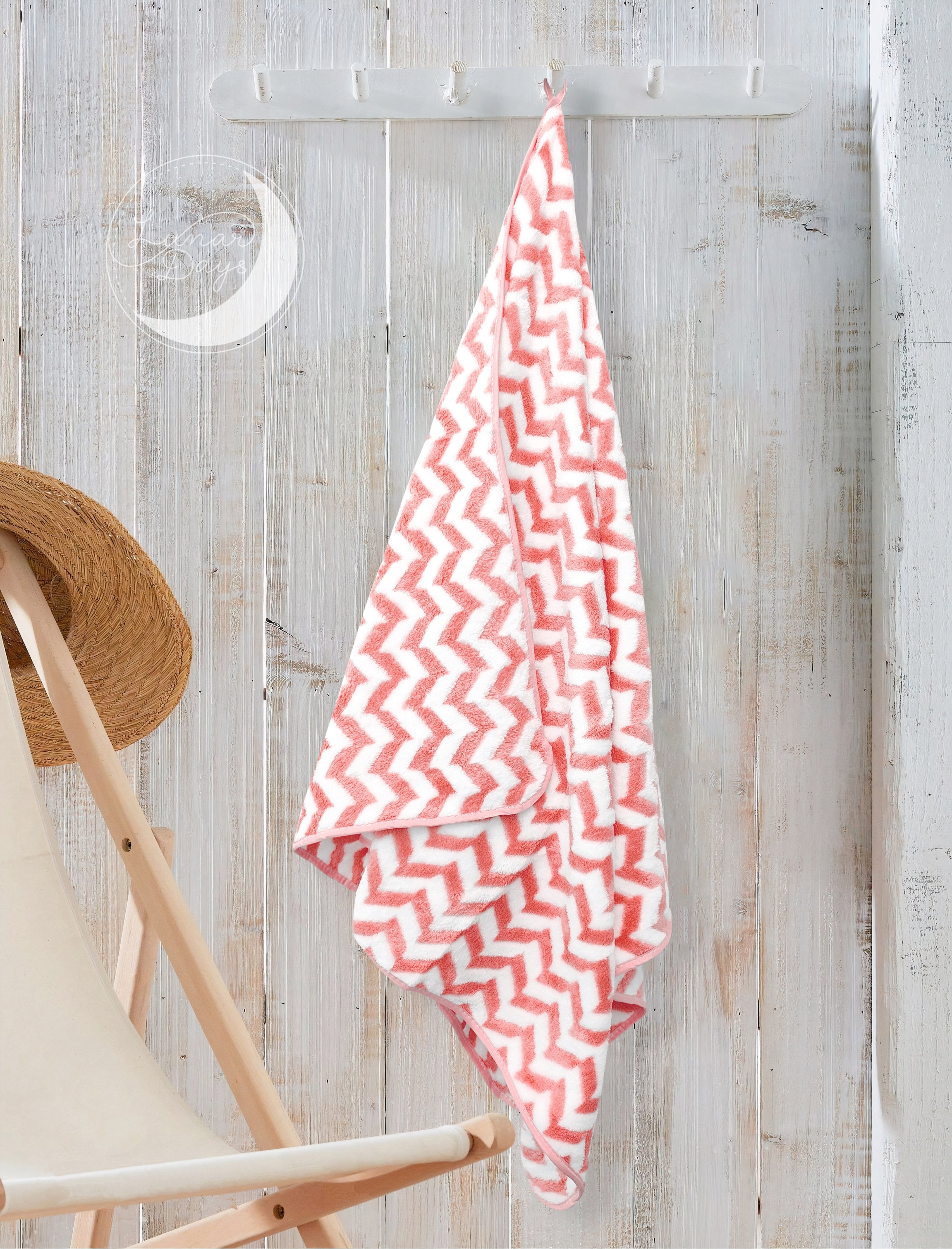 Lunar Days 300 GSM Microfiber Towels for Bath with Hanging Loop