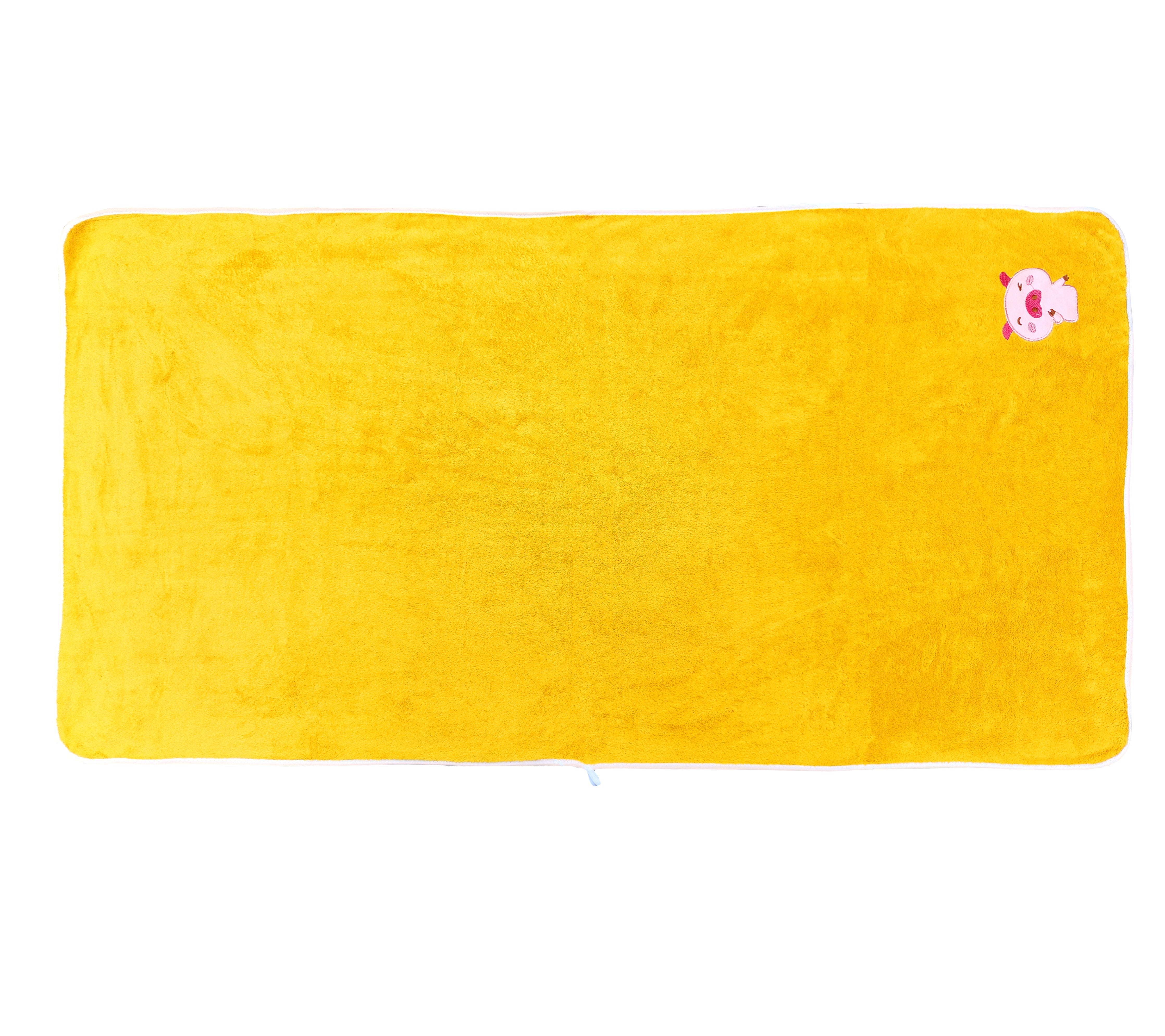 Lunar Days 350 GSM Microfiber Kids Bath Towel with Hanging Loop