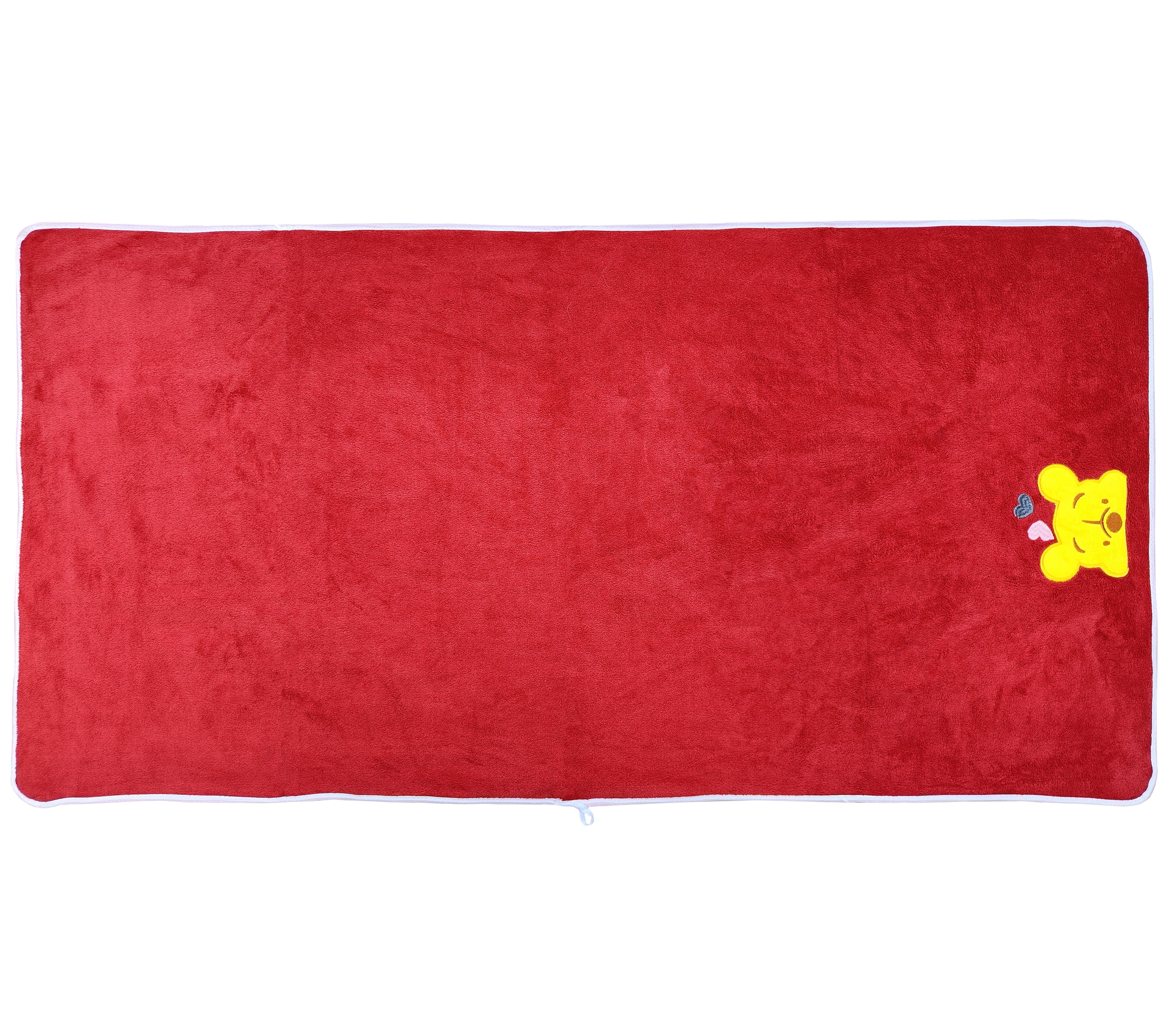 Lunar Days 350 GSM Microfiber Kids Bath Towel with Hanging Loop