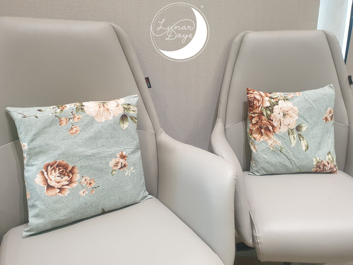 Lunar Days Home Decor Printed 210 TC Microfiber Cushion Covers Size- 16*16 Inches