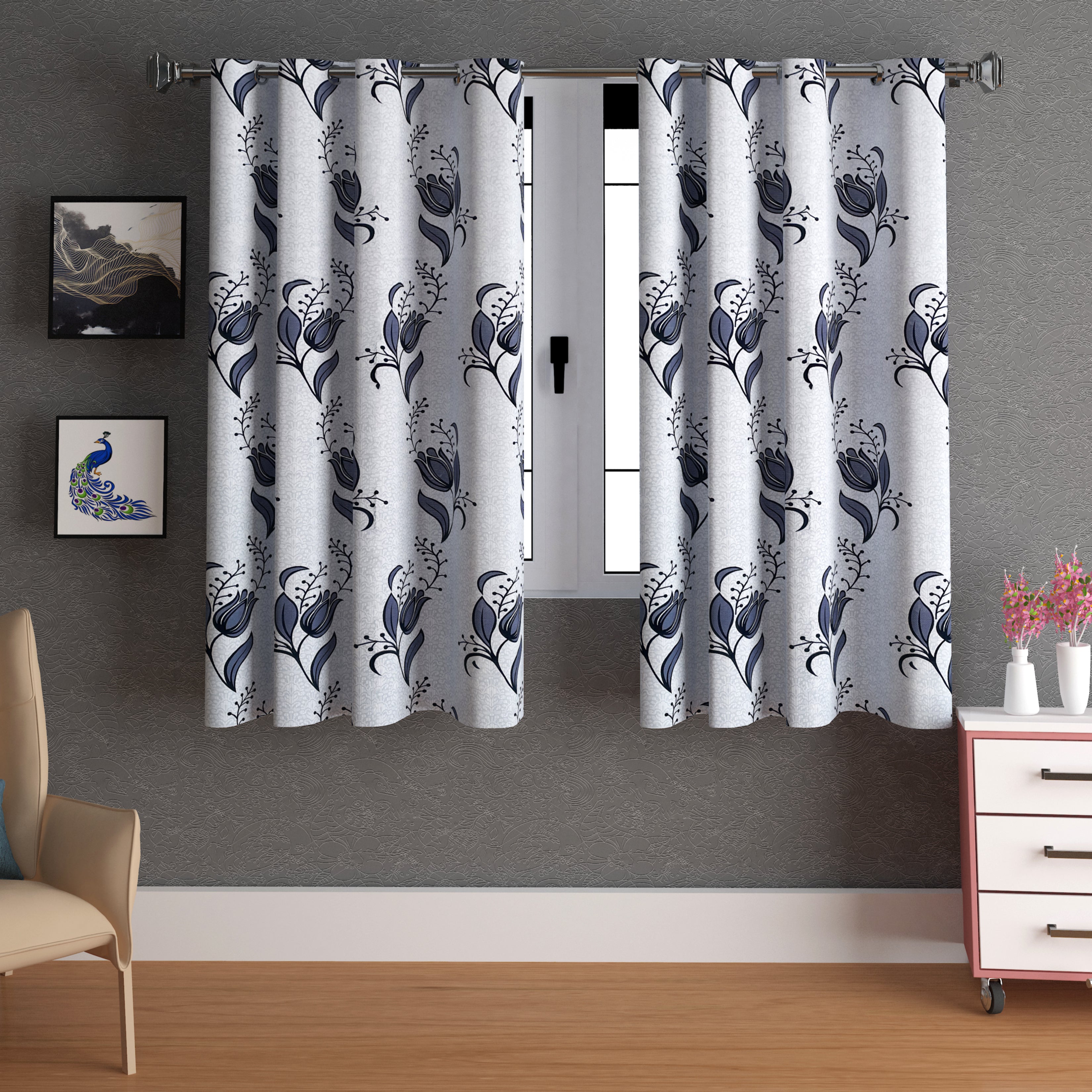 Lunar Days Full Moon Eyelet Curtain Flora
