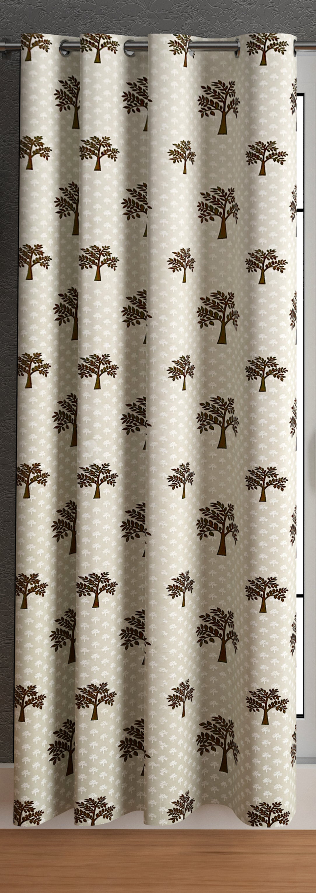 Lunar Days Full Moon Eyelet Curtain Tree Print