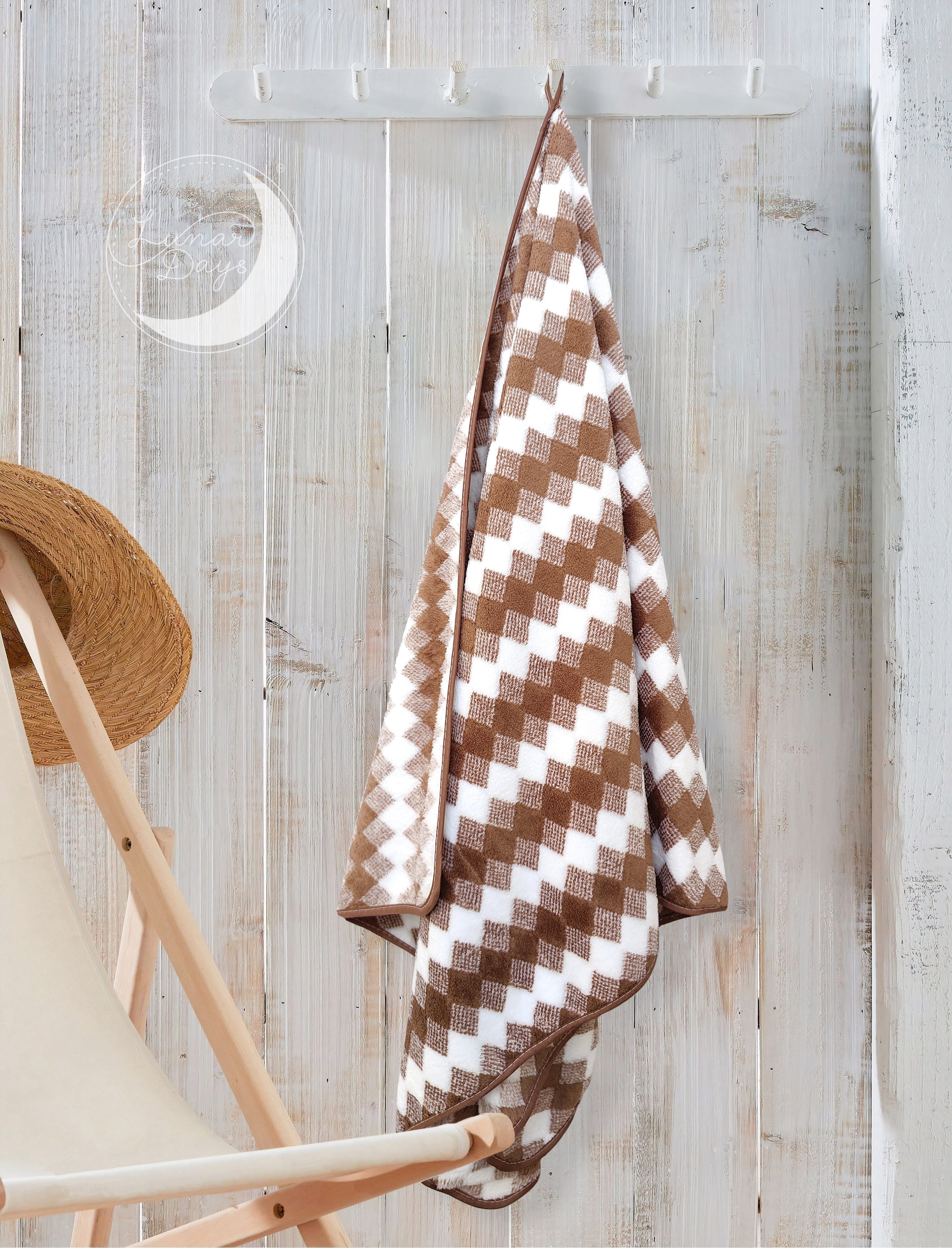 Lunar Days 300 GSM Microfiber Towels for Bath with Hanging Loop