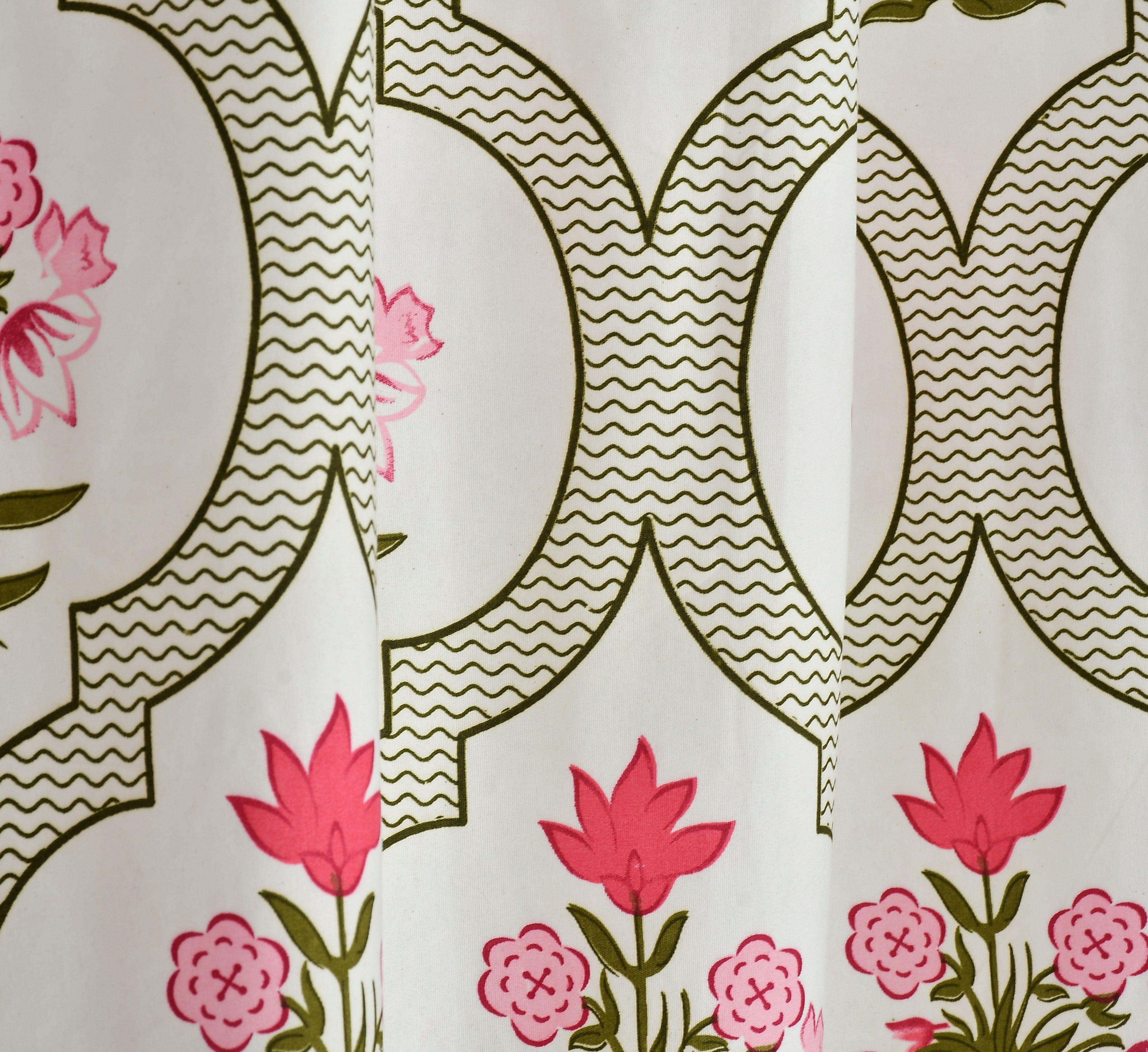 Lunar Days Polyester Semi Sheer Door/Window Curtain for Living Room, Bedroom, Office (Size- 7 Feet)