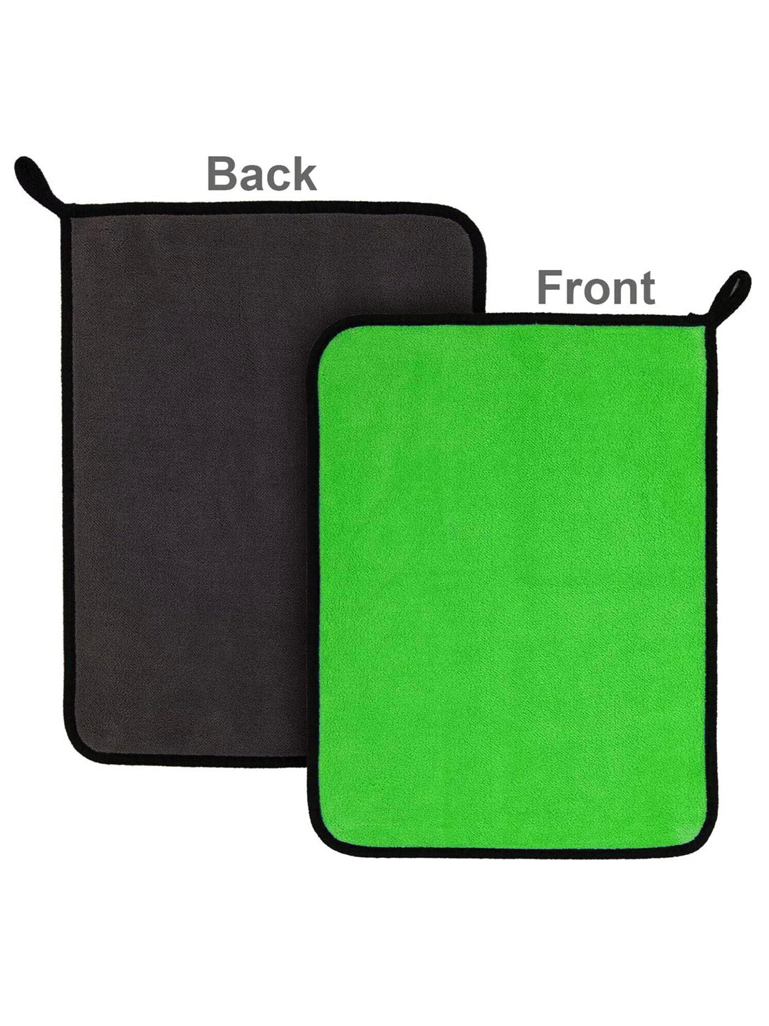 Lunar Days Microfiber Cleaning Cloth Double Sided Towel 40cm x 60cm Single pcs (Set of 1)  Blue