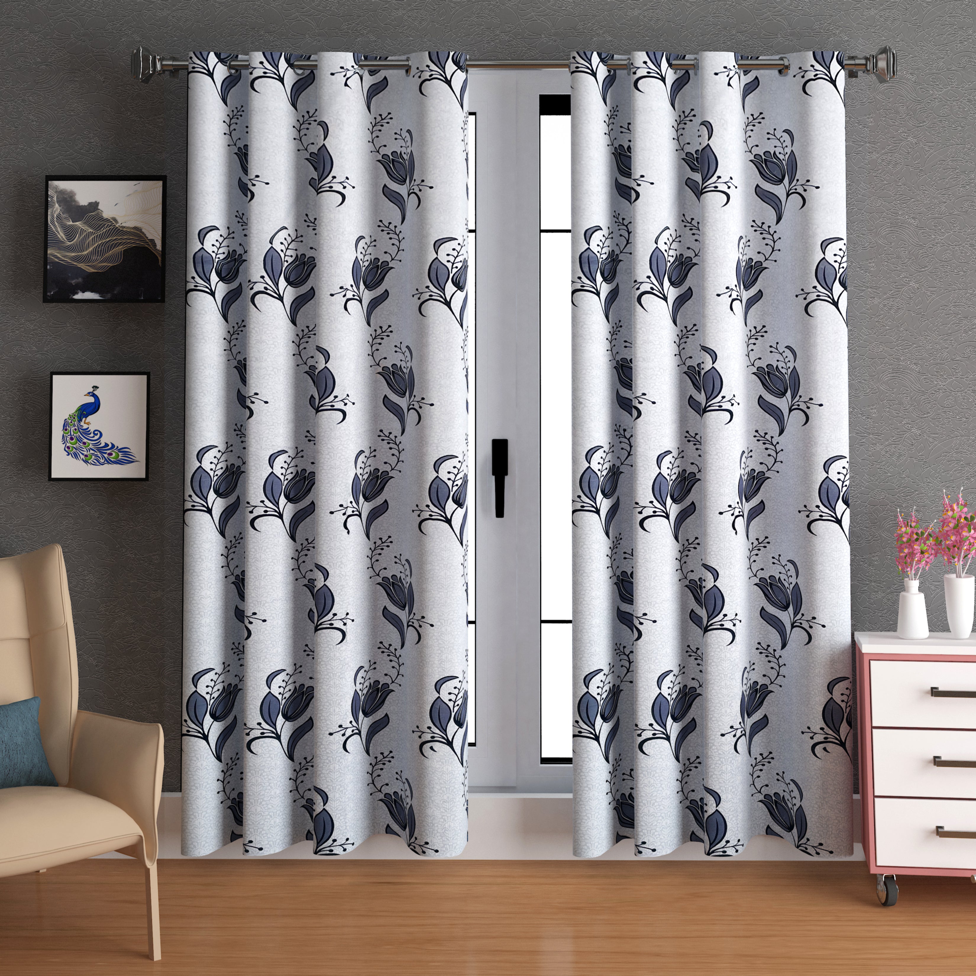 Lunar Days Full Moon Eyelet Curtain Flora