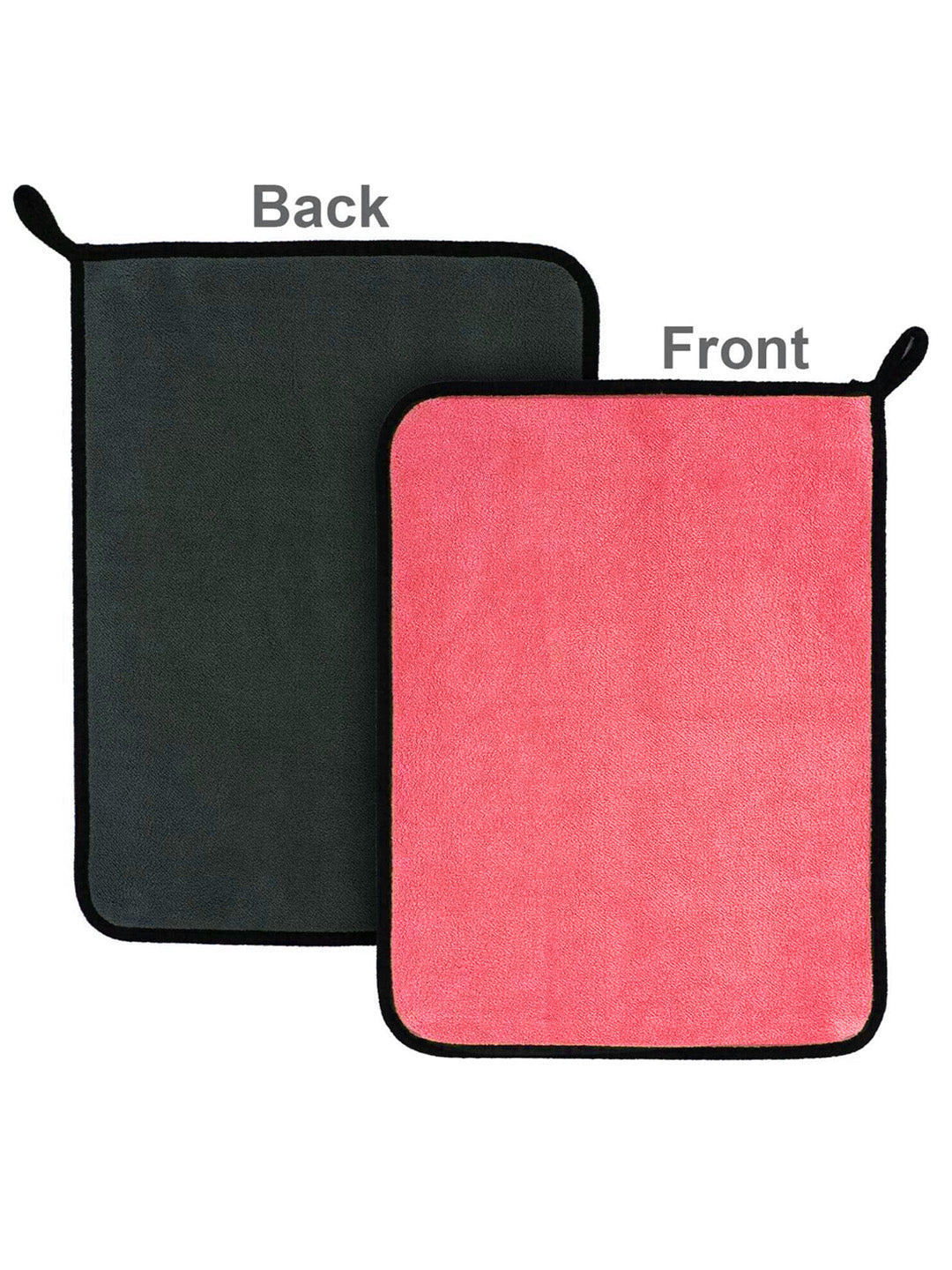 Lunar Days Microfiber Cleaning Cloth Double Sided Towel 40cm x 60cm Single pcs (Set of 1)  Blue