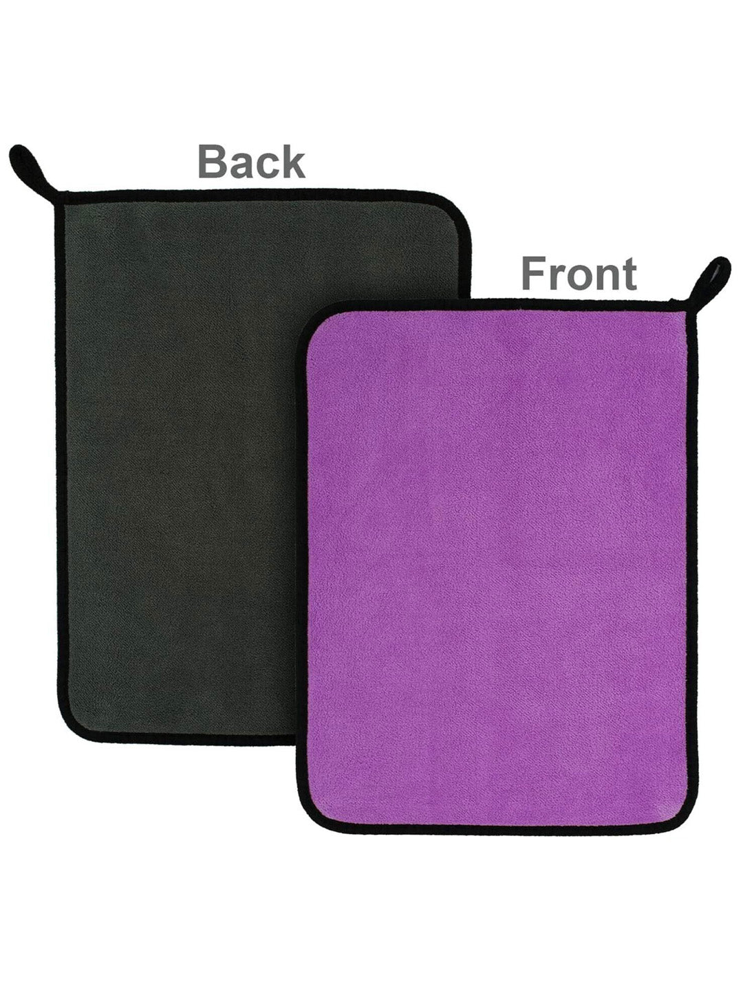 Lunar Days Microfiber Cleaning Cloth Double Sided Towel 40cm x 60cm Single pcs (Set of 1)  Blue