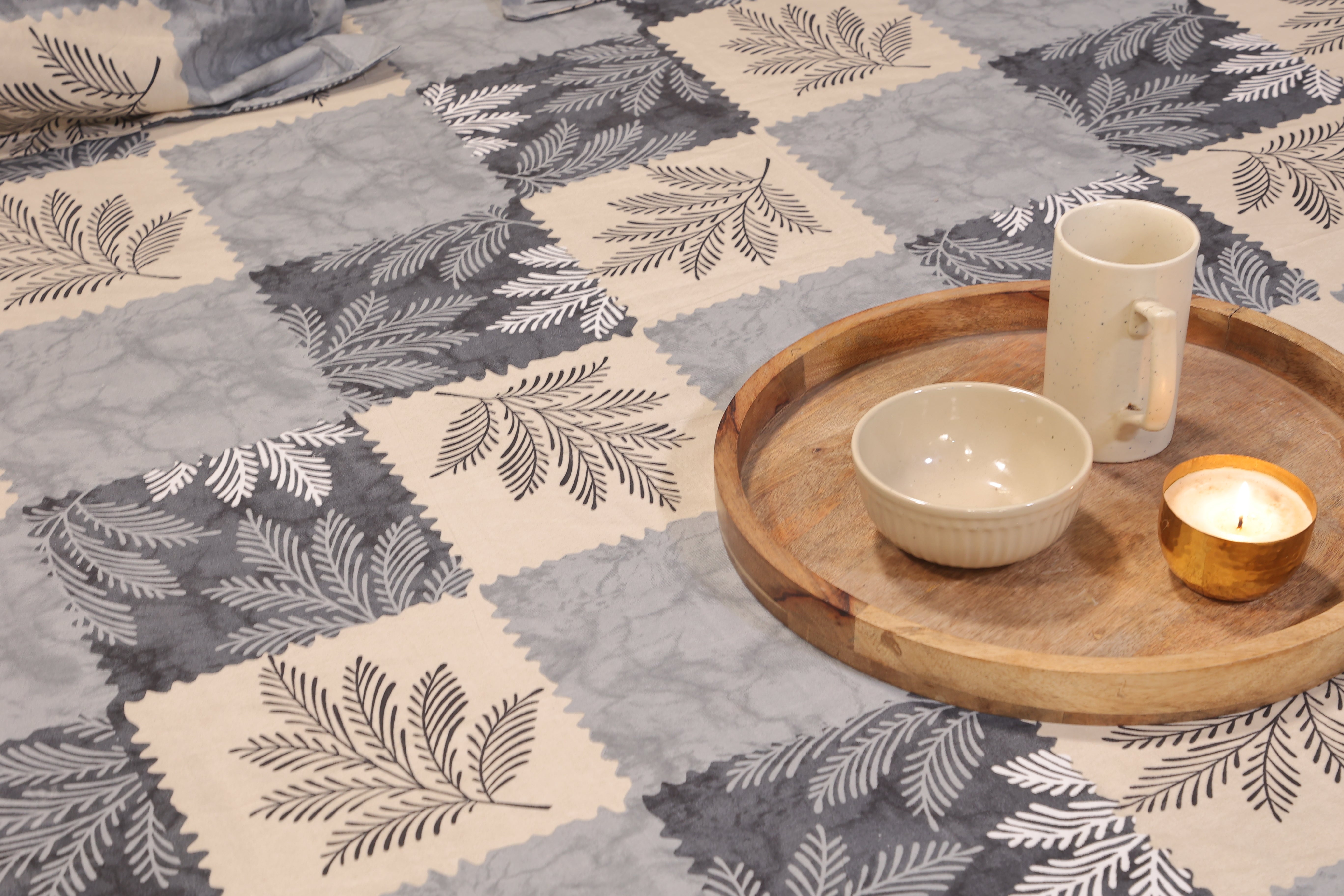 Lunar Days 200 TC Premium Microfiber Double Bedsheet with 2 Pillow Cover Breathable, Wrinkle Resistance, Durable & Fade Resistant