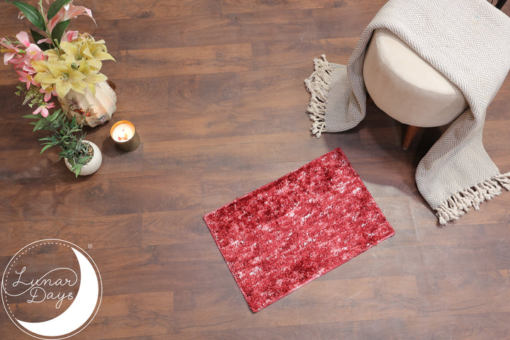Lunar Days Microfiber Soft Anti Slip Water Absorbent Door Mat | Bath Mat Size: 36*56 CM