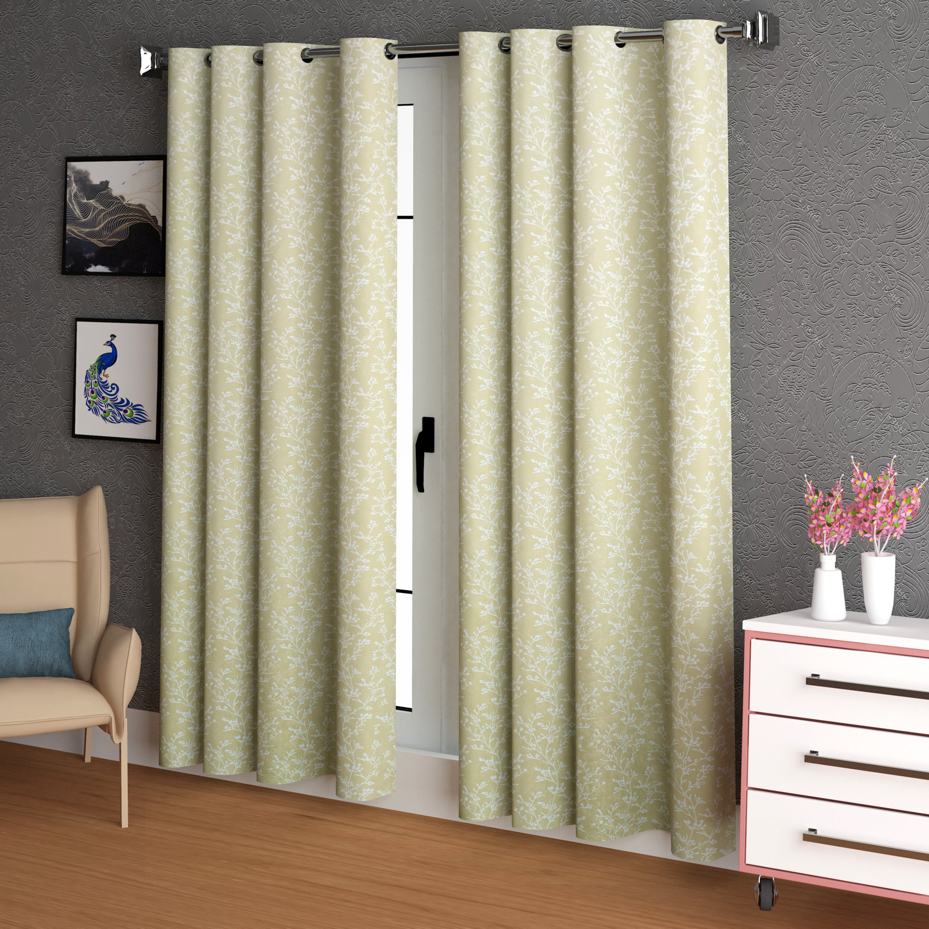 Lunar Days Full Moon Eyelet Curtain
