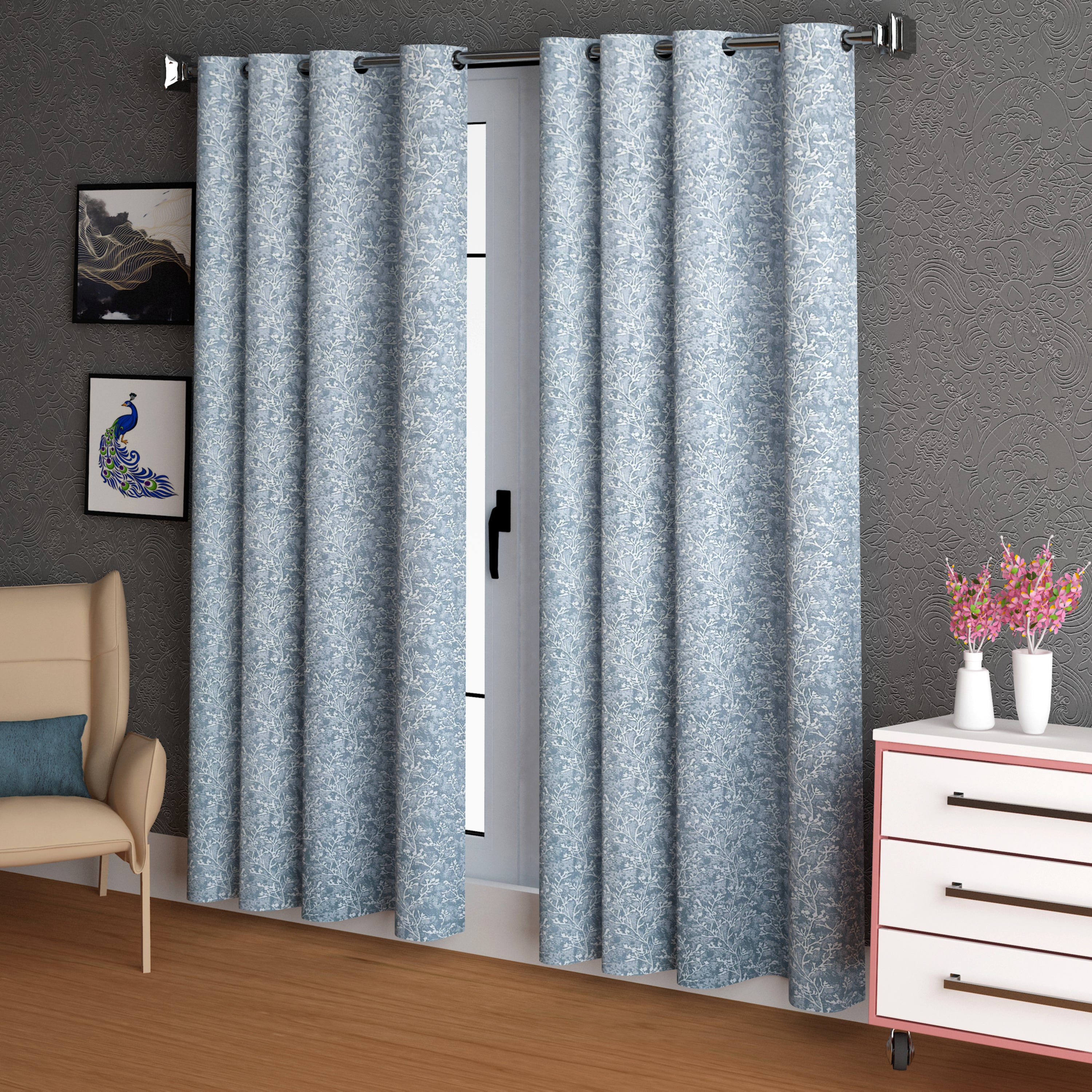 Lunar Days Full Moon Eyelet Curtain