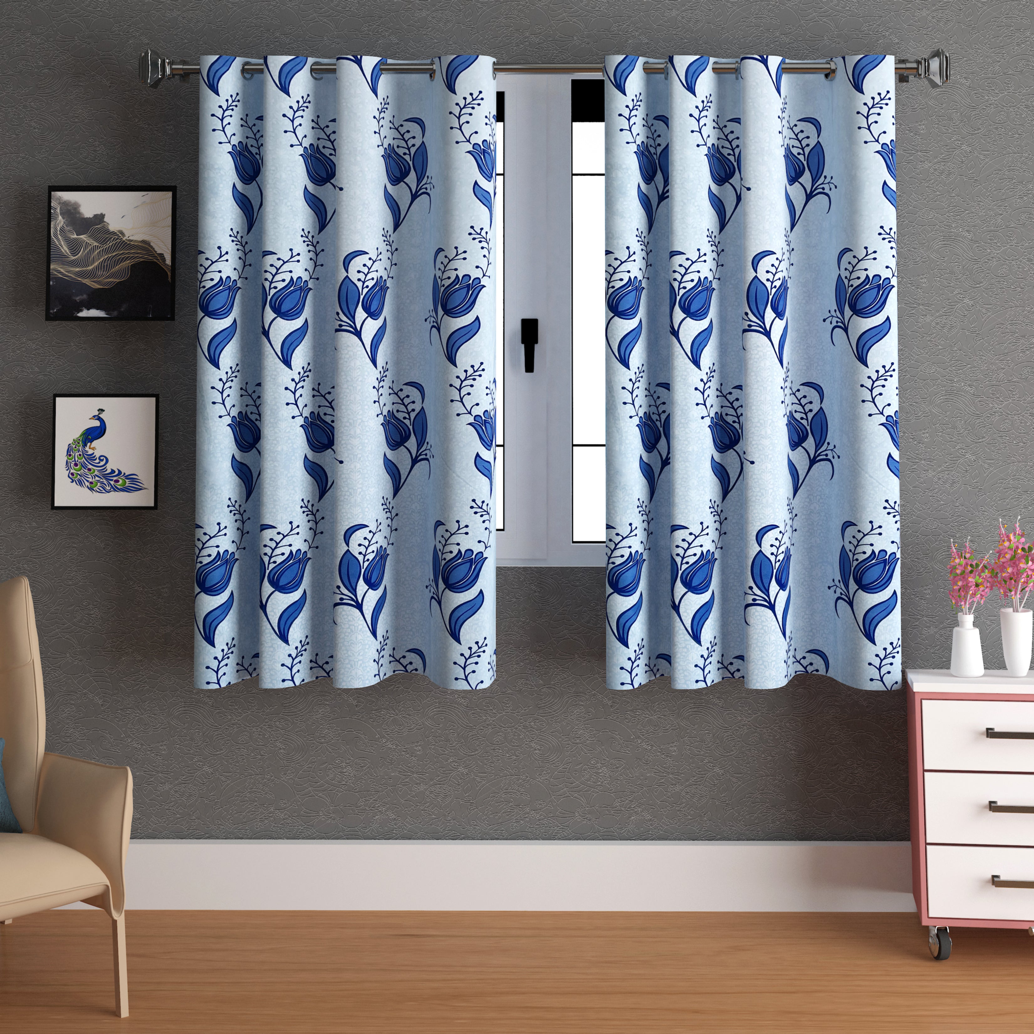 Lunar Days Full Moon Eyelet Curtain Flora