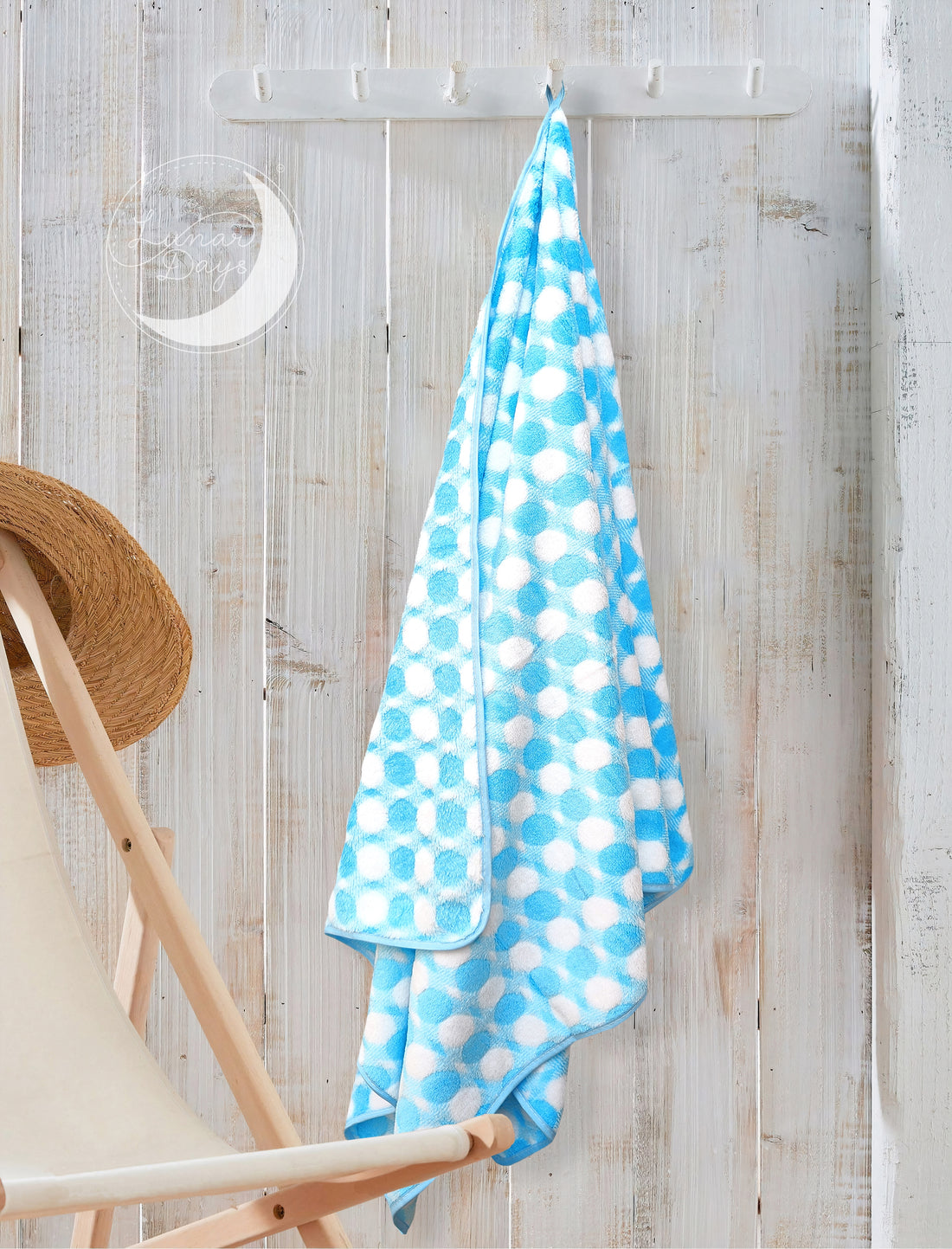 Lunar Days 300 GSM Microfiber Towels for Bath with Hanging Loop