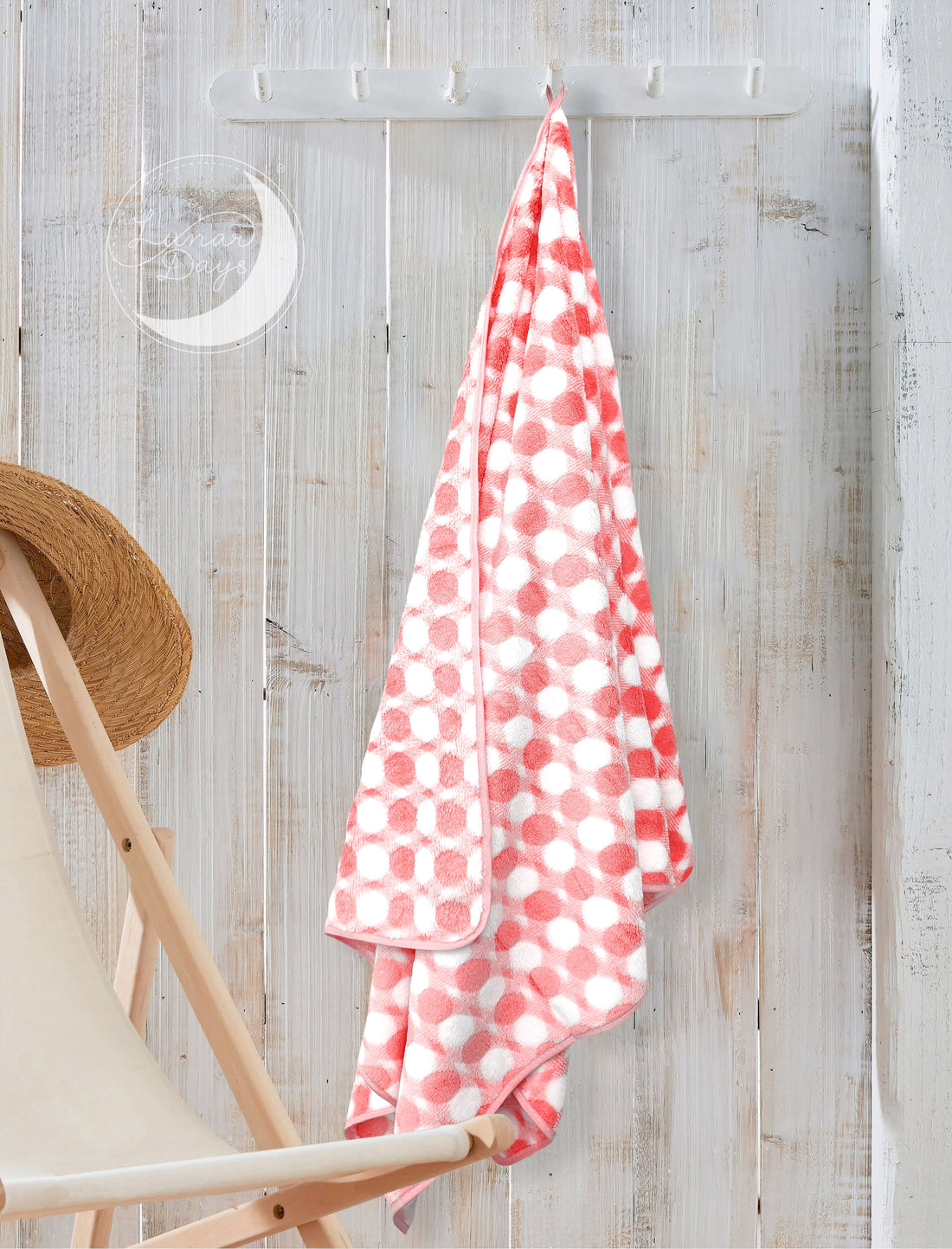 Lunar Days 300 GSM Microfiber Towels for Bath with Hanging Loop