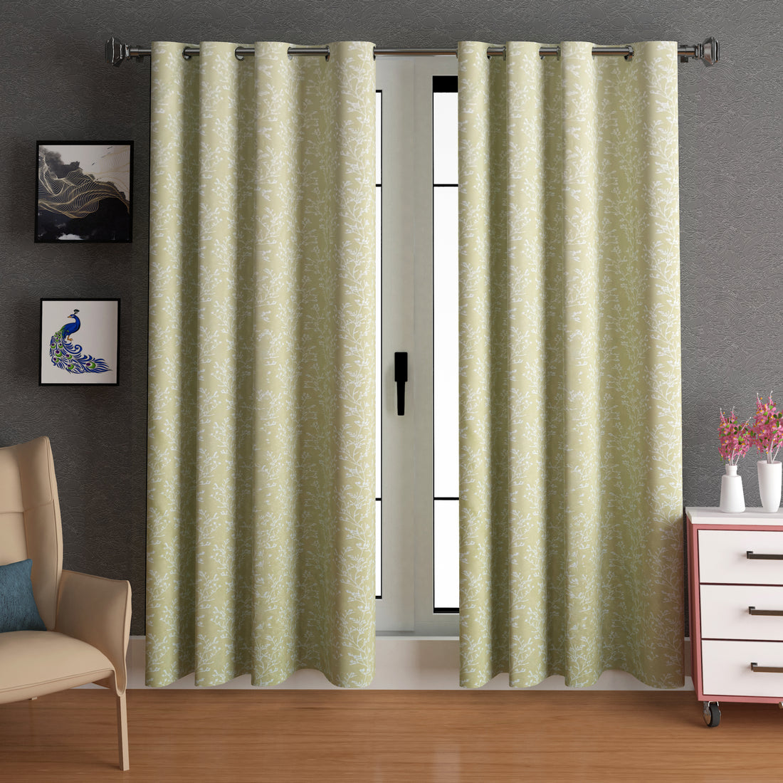 Lunar Days Full Moon Eyelet Curtain