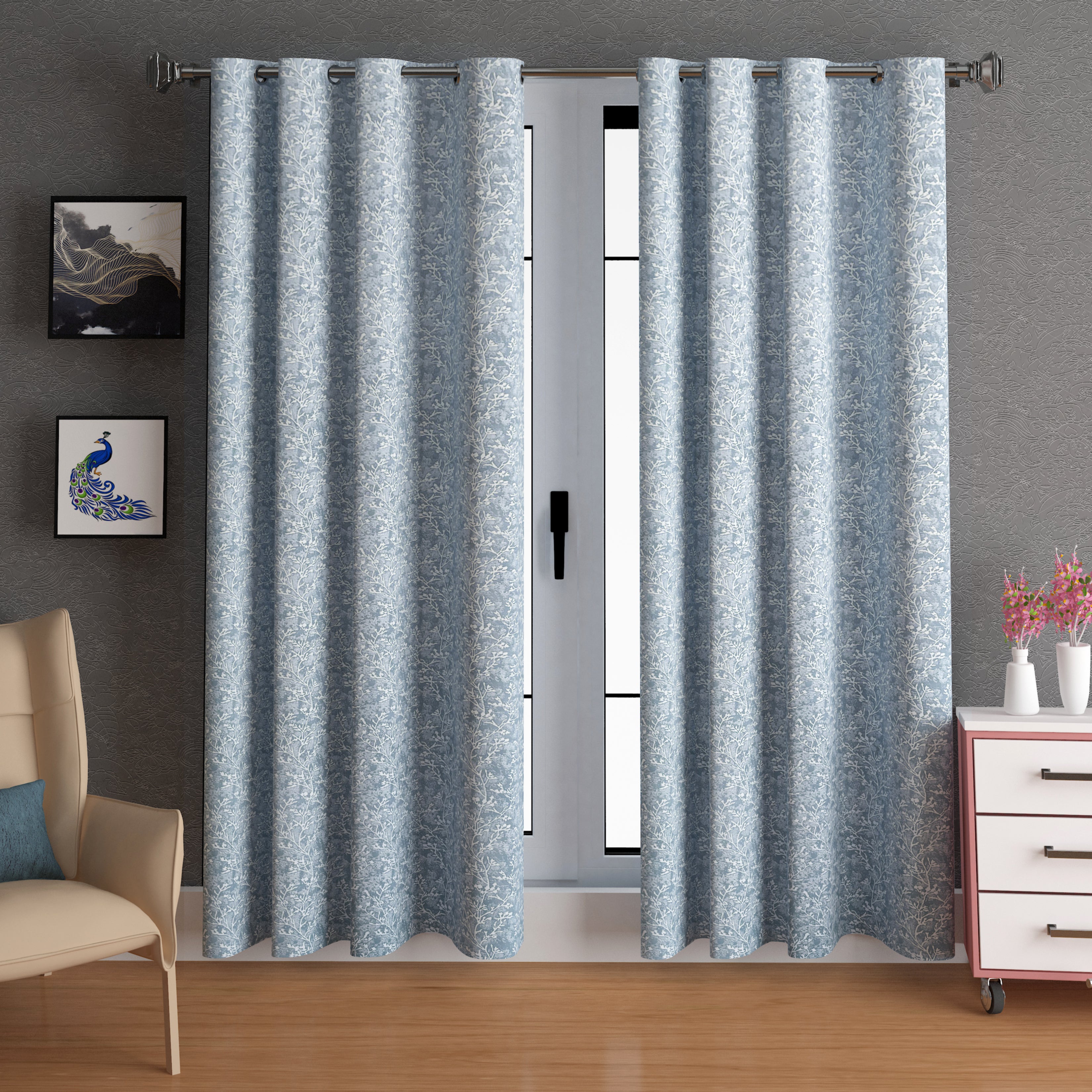 Lunar Days Full Moon Eyelet Curtain